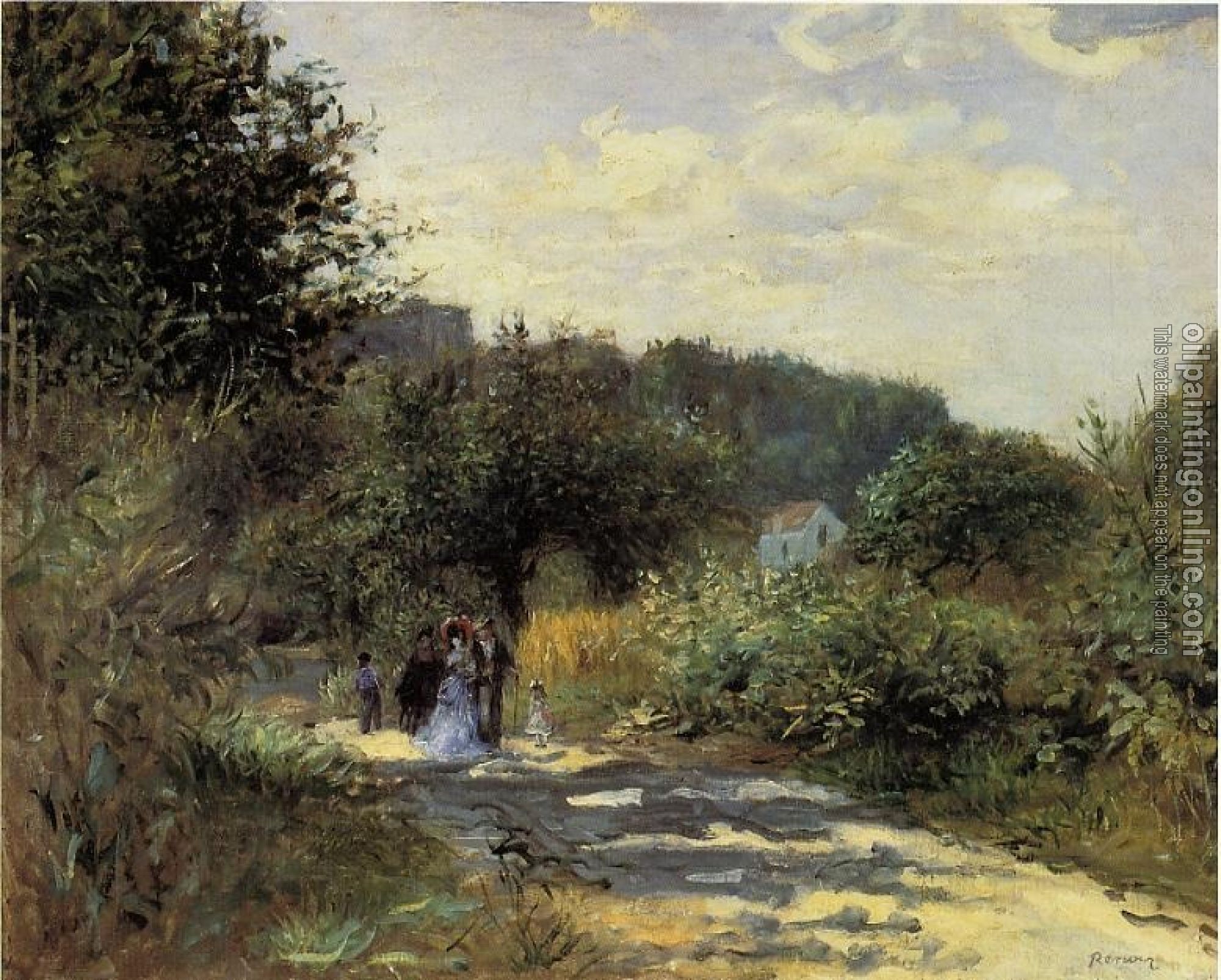 Pissarro, Camille - A Road in Louveciennes